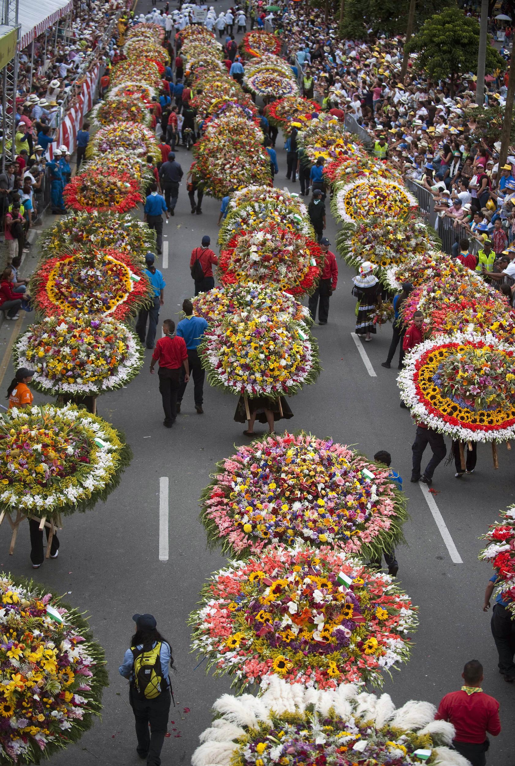 哥伦比亚的鲜花节