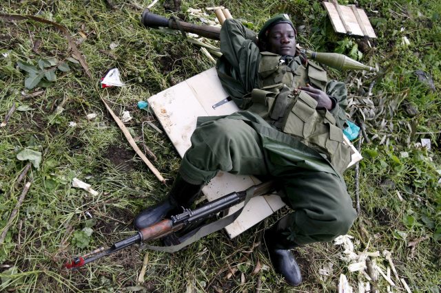 刚果（金）生活及旅游指南---刚果(金)武装力量的士兵