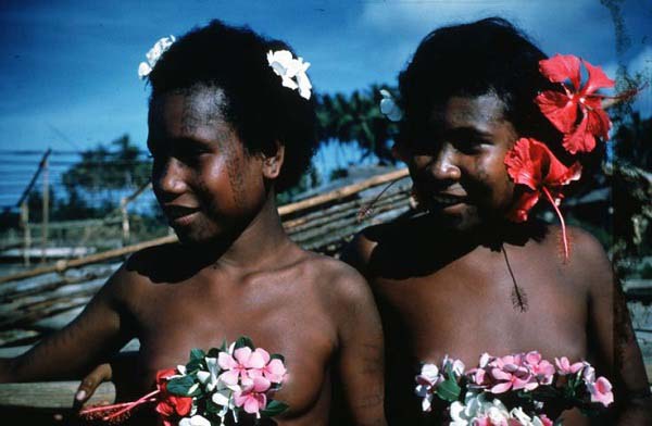 世界十大最坑爹的两性习俗--在新几内亚巴布亚偏远部落(Trobrianders)的岛民有着最惊人的性革命，男孩在10-12岁就开始失身，而女孩6-8岁就开始破处。